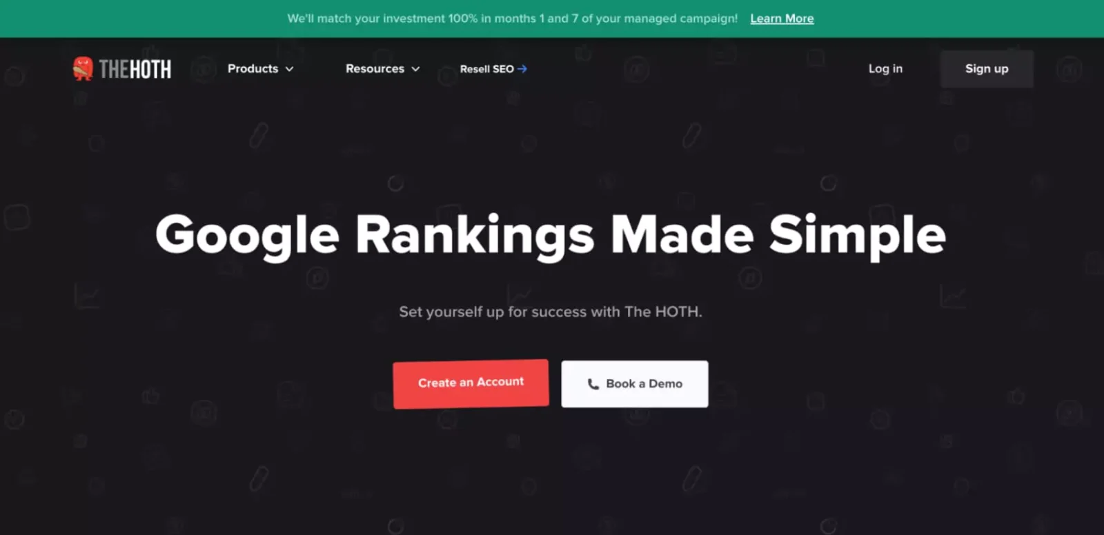 The Hoth's screenshot of the interface