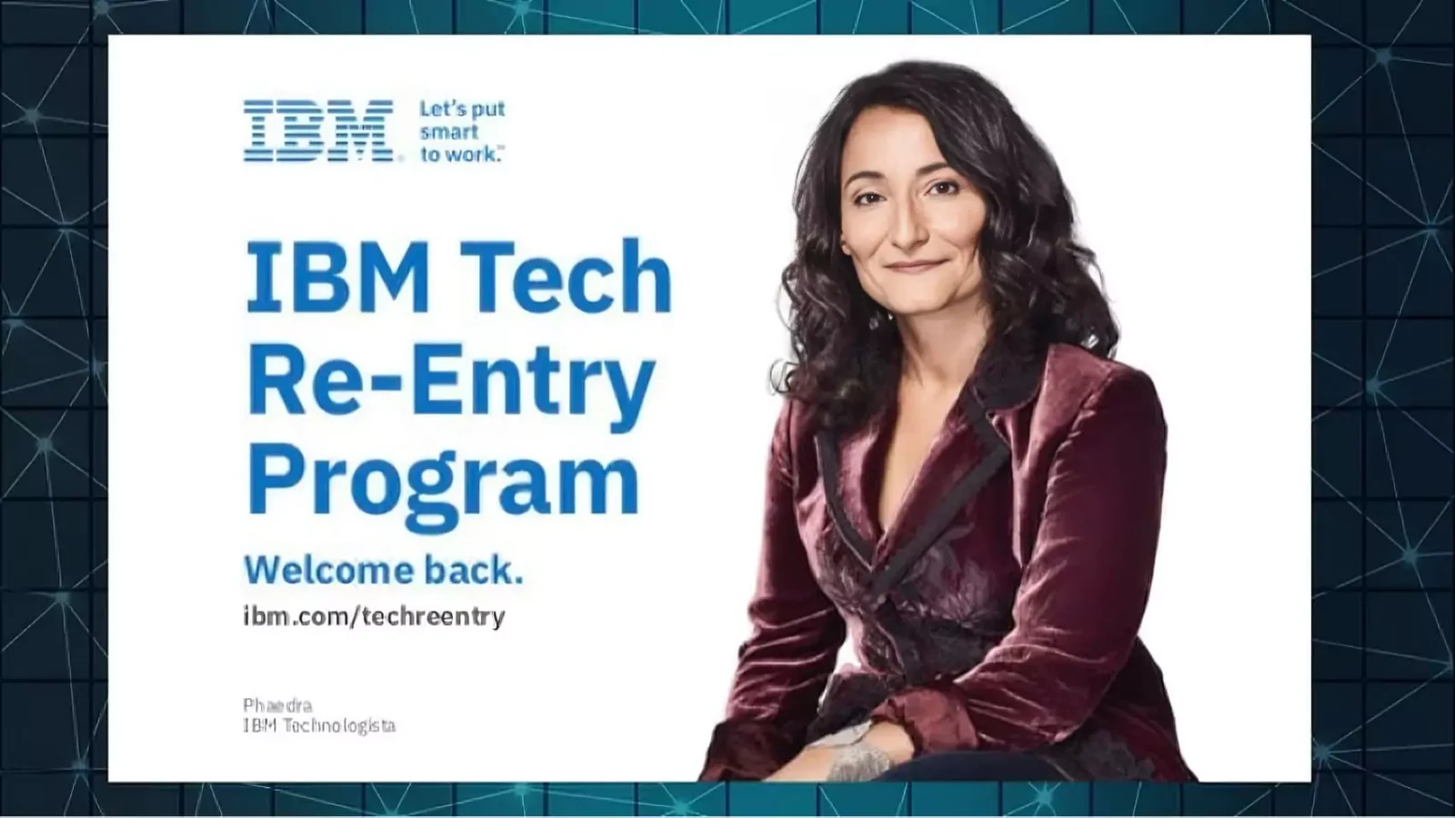 IBM's Tech Re-Entry program aimed at helping skilled professionals find work