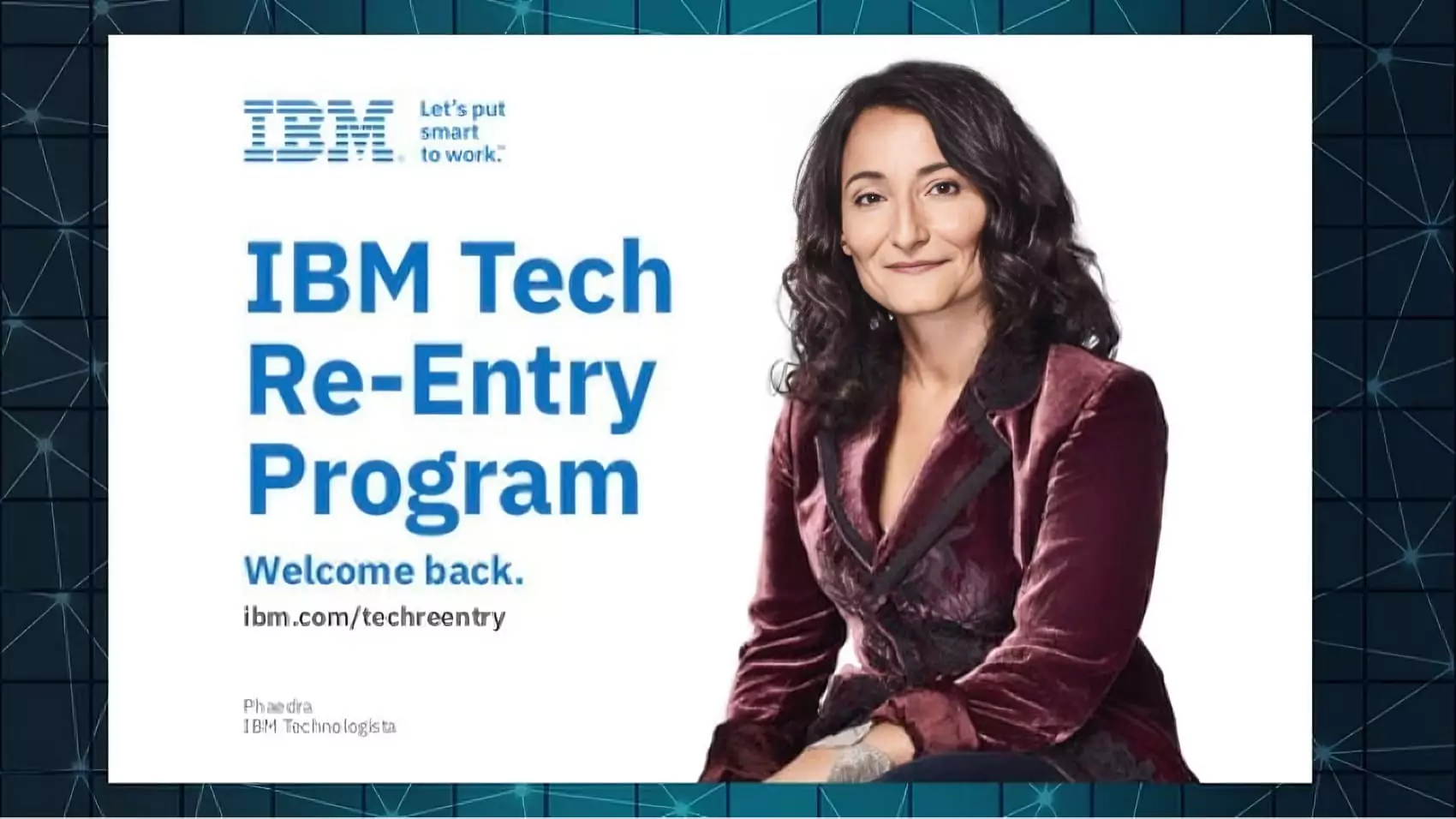 IBM's Tech Re-Entry program aimed at helping skilled professionals find work