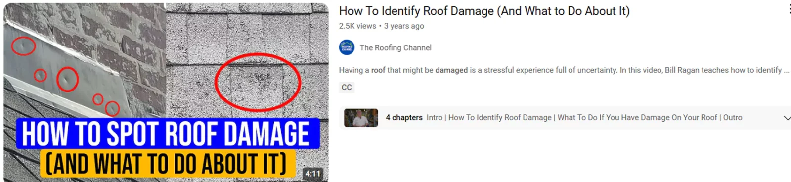 video posts for roofing marketing content strategy