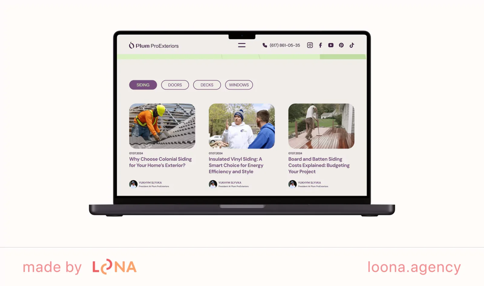 Loona Agency is a top content marketing company for roofers