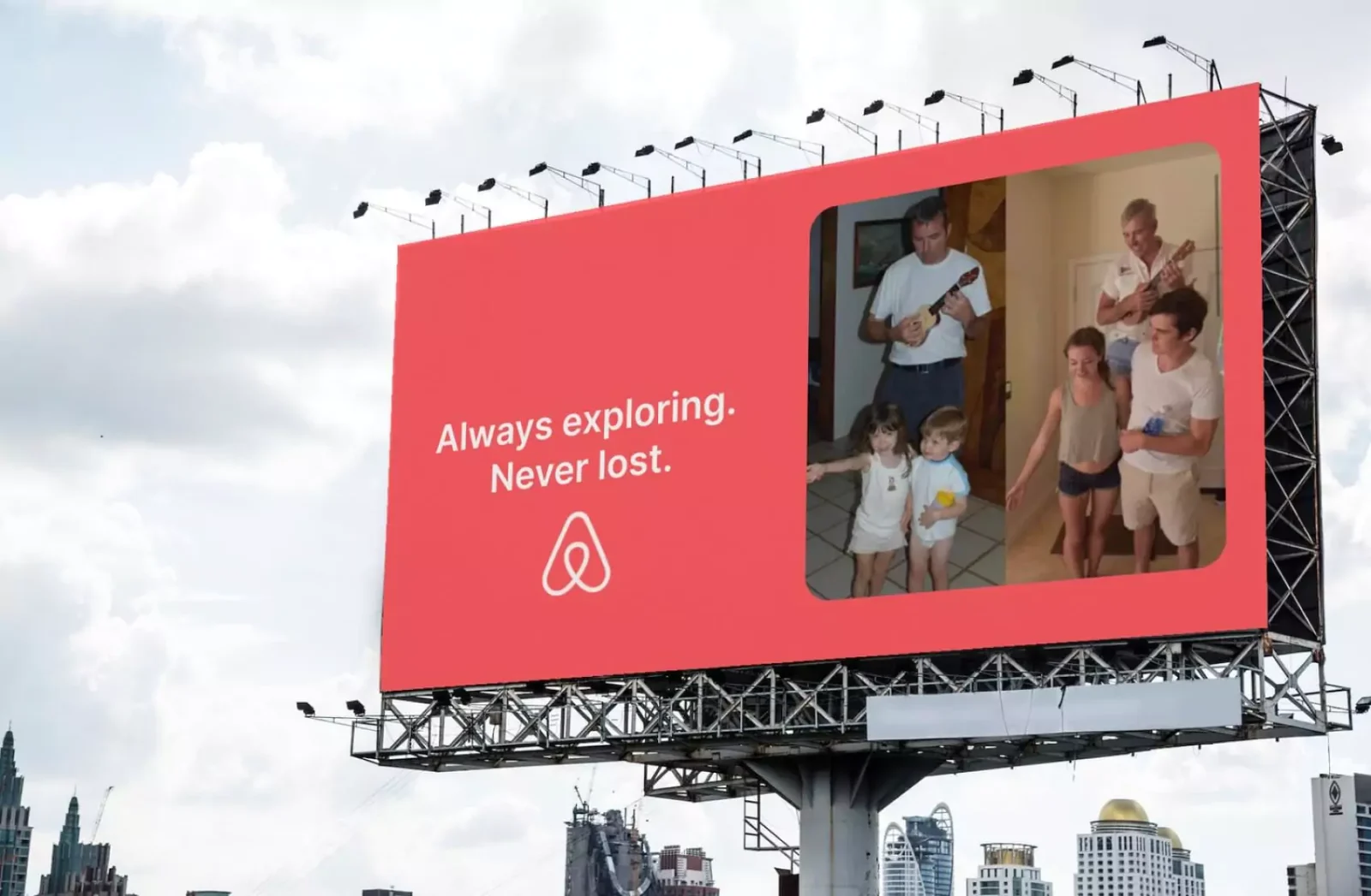 Airbnb's poster on Belong Anywhere" campaign