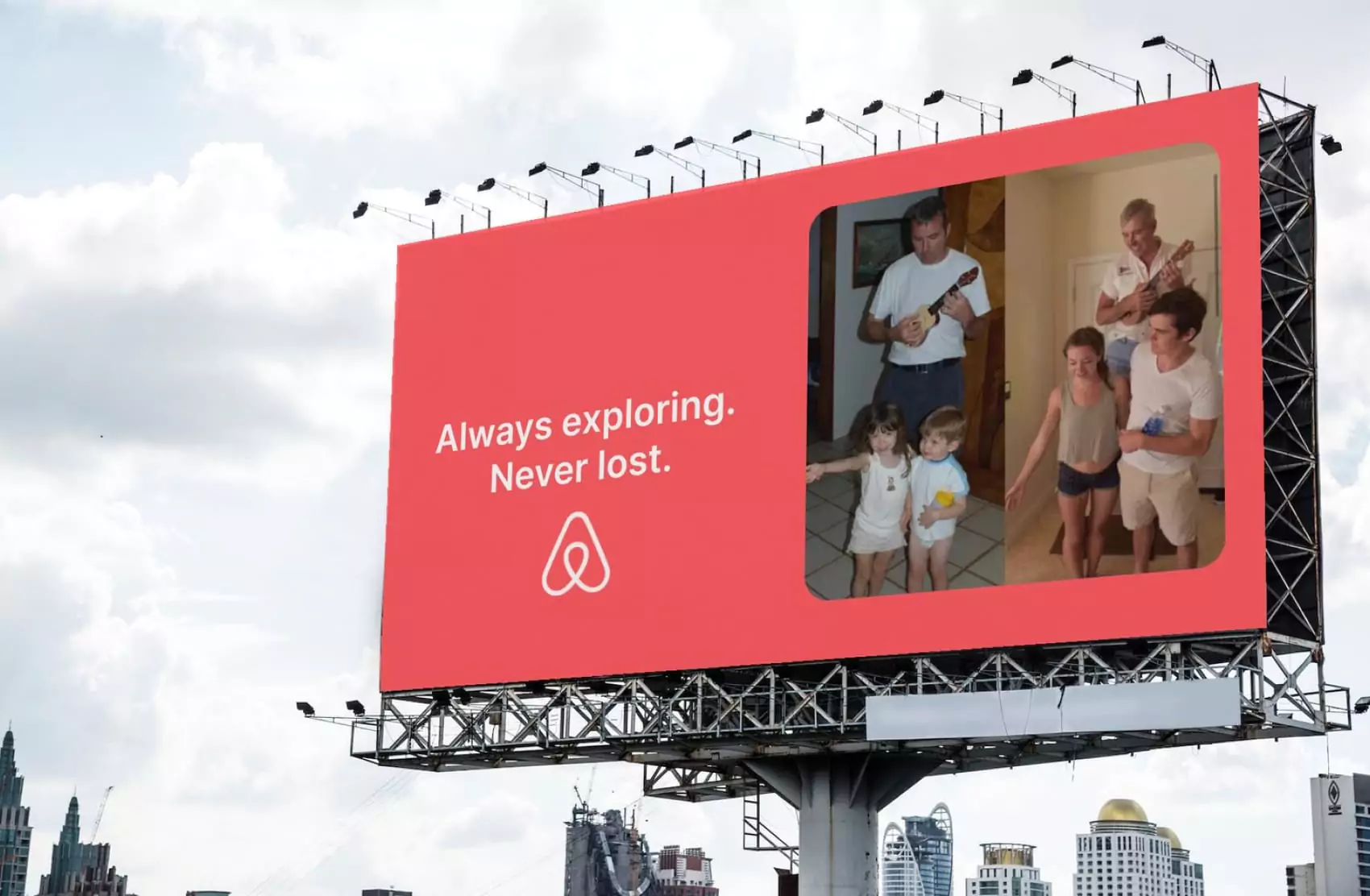 Airbnb's poster on Belong Anywhere" campaign