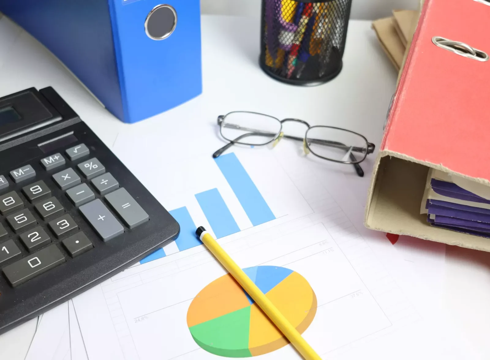 Contractor reviewing lead generation costs and marketing performance across multiple channels