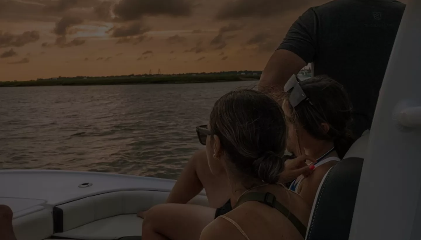 Boat tour along the South Carolina Lowcountry coastline